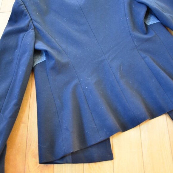 Santorelli Women's Colorblock Collarless Blazer Jacket Size 4 - Picture 9 of 10